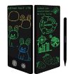 LCD Drawing Board Writing Tablet, 6.5+6.0 inch, Black/Color, Full Screen - 1