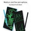 LCD Drawing Board Writing Tablet, 6.5+6.0 inch, Black/Color, Full Screen - 3