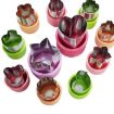 11pcs Stainless Steel Biscuit & Vegetable Cutting Mold Set - Random Color - 1