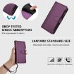 Vivo S30 Pro Mini Purple Leather Case - 9 Card Slots, Magnetic Closure - 6