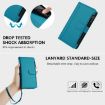 Vivo S30 Turquoise Leather Case: Magnetic Closure, 9 Card Slots, Hand Strap - 6