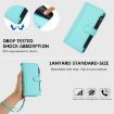 Vivo S30 Mint Green Leather Case: 9 Card Slots, Zipper, Hand Strap - 6