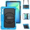 Samsung Galaxy Tab S10 FE+ Light Blue Silicone Hybrid Case with Strap - 1