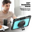 Samsung Galaxy Tab S10 FE+ Silicone Hybrid Case with Strap - Light Blue - 5