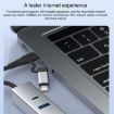 Type-C/8 Pin to Type-C RJ45 USB-A HUB Expand Converter - Silver - 3