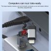Type-C/8 Pin to Type-C RJ45 USB-A HUB Expand Converter - Silver - 4