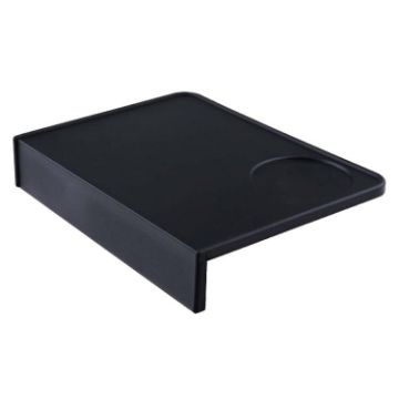 Silicone Espresso Tamper Mat Corner Pad - Black Coffee Press Tool - 1