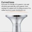 Mesh Texture Coffee Powder Pressing Hammer - 53.3mm Stainless Steel Silver - 6