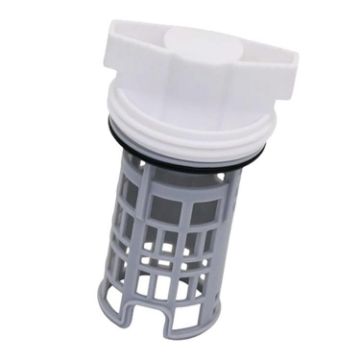 Samsung Washing Machine Drain Pump Filter DC97-16991B White Grey - 1