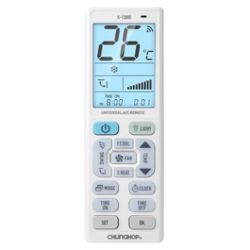 Universal Air Conditioner Remote - CHUNGHOP K-1308E with Torch & LCD Backlight - 1