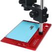 Microscope Stand Base - Aluminum Alloy & Heat-Resistant Silicone Pad - 4