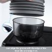 Barsetto Coffee Machine Bean Silicone Hopper Bellows Air Blower - Grey - 5
