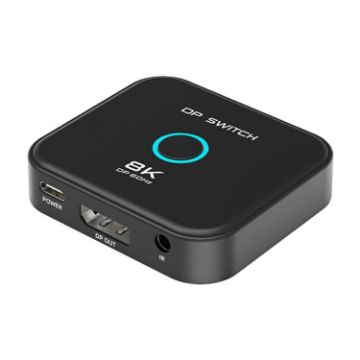 FJGEAR FJ-8K201DP 8K 60Hz DP One-way Switch EU Plug - 1