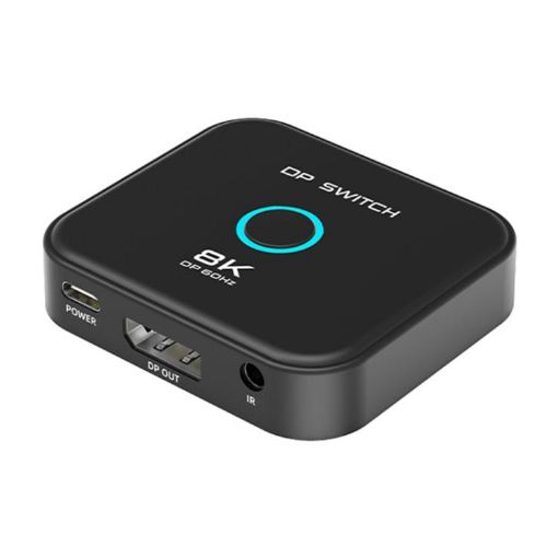 FJGEAR FJ-8K201DP 8K 60Hz DP One-way Switch UK Plug - 1