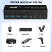 FJGEAR FJ-8K202DB 8K 60Hz DP Monitor KVM Switch - US Plug - 8