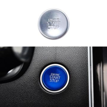 Hyundai Tucson/Elantra 2021-2023 Engine Start Button Cover Silver - 1