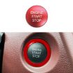 Toyota Corolla Cross/Yaris Key Ignition Switch Ring Cover, Gasoline Red - 1