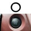 Toyota Corolla Cross/Yaris Key Ignition Switch Ring Cover, Black Outer Ring - 1