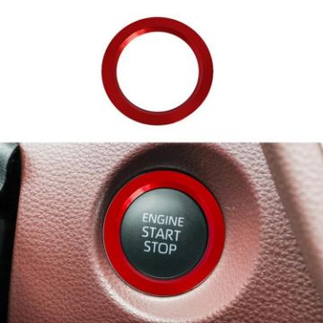 Toyota Corolla Cross/Yaris One-Key Start Ignition Switch Ring Cover Red - 1