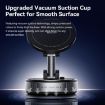 ROCK Q16 RPH1016 Car Magnetic Phone Holder - Black Vacuum Suction Cup - 7