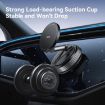 ROCK Q16 RPH1016 Car Magnetic Phone Holder - Black Vacuum Suction Cup - 9