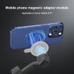 Magnetic MagSafe Adapter Phone Holder for DJI Osmo Mobile 6/7/7P Silver - 3