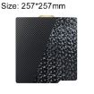 3D Printer Build Plate 257x257mm PET Carbon Fiber PEO Diamond Film - 1