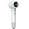 LED Digital Display High Speed Negative Ion Hair Dryer, EU Plug, White - 1