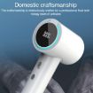 LED Digital Display High Speed Negative Ion Hair Dryer, EU Plug, White - 4