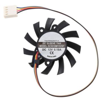 SEEWO SC6010M12VSF 4Pin DC12V 0.18A Cooling Fan - 1