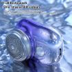 WG-P10X Green Portable Rechargeable LED Display Electric Shaver - 8