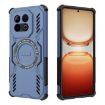 Vivo iQOO Z10 Turbo 5G Blue Butterfly Armor MagSafe Ring Case - 4