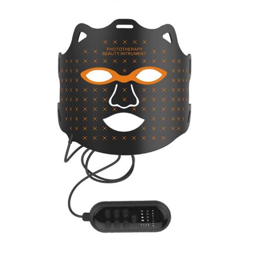 LED Colorful Photon Rejuvenation Mask Facial Beauty Instrument, US Plug - 1