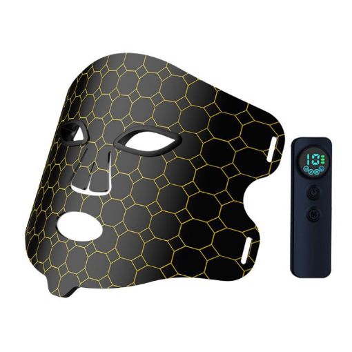 Vibration Massage Photon Mask - WG-B-M03 Facial Beauty Device, UK Plug - 1
