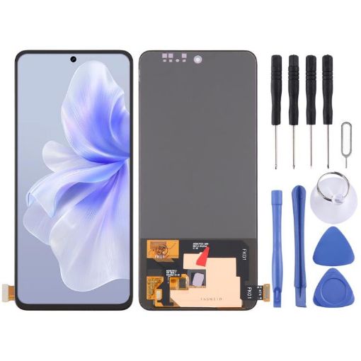 Vivo S18e 5G V2334A OLED LCD Screen & Digitizer Assembly Replacement - 1