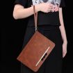 Techo Megapad 11 2024 Leather Wristband Tablet Case - Brown - 8