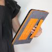 Techo Megapad 11 2024 Yellow Leather Tablet Case with Wristband - 6