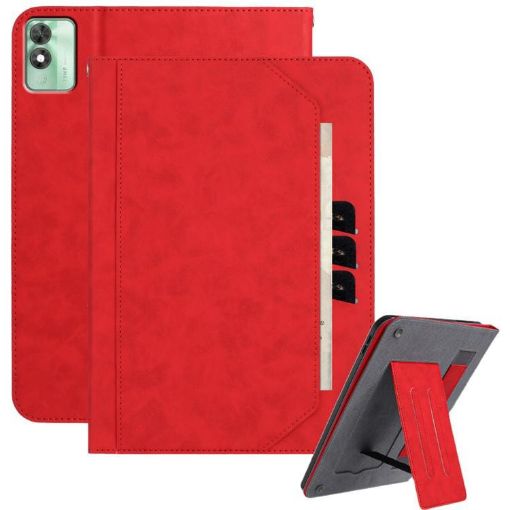 Techo Megapad 11 2024 Red Leather Wristband Tablet Case - 1