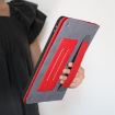 Itel Vista Tab 30 Red Leather Tablet Case - Multifunctional Wristband - 6