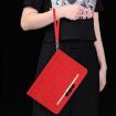 Itel Vista Tab 30 Red Leather Tablet Case - Multifunctional Wristband - 8