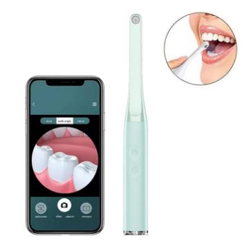 Wireless WiFi HD Oral Endoscope FY-B800 Visual Observation (Green) - 1