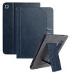 Samsung Galaxy Tab S6 Lite 10.4 Wristband Leather Case - Dark Blue - 1