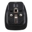 WSA-9 German Plug Universal Travel Adapter with Safety Shutter - Black - 3