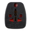 WSA-9 German Plug Universal Travel Adapter with Safety Shutter - Black - 4