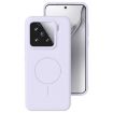 Xiaomi 15 Light Purple MagSafe Case - Liquid Silicone Thin Circle - 1