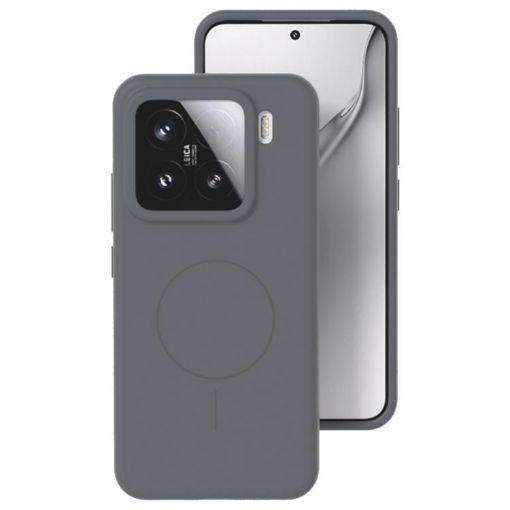 Xiaomi 15 MagSafe Phone Case - Liquid Silicone, Charcoal Gray - 1