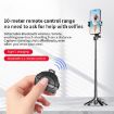FUNSNAP P15 Mini Portable BT Handle Selfie Stick & Streaming Stand Black - 7