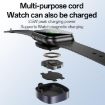 Yesido CA136C 60W USB-C to Type-C & iWatch Charging Cable 1.2m Black - 5