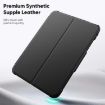 iPad 2025/2022 Honeycomb Magnetic Rotation Leather Case - Black - 2