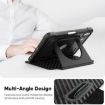 iPad mini 2024/mini 6 Black Honeycomb Magnetic Rotation Leather Case - 6